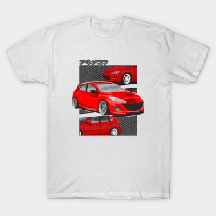 Mazda 3 bl 2gen Japanese Comics T-Shirt